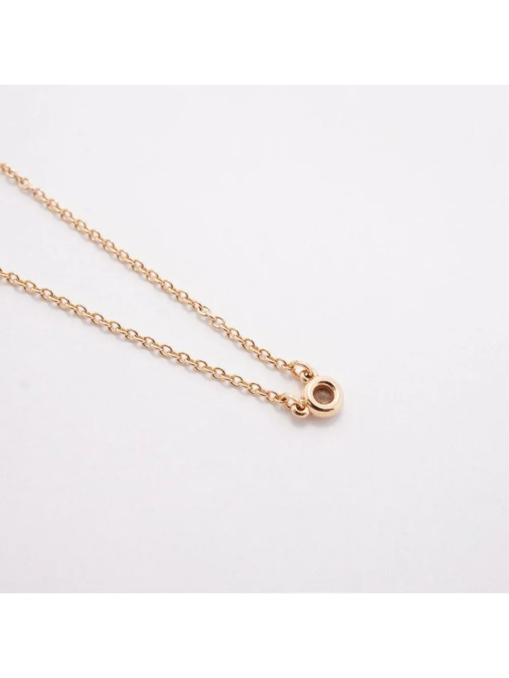 Tiffany & Co Necklace by the Yard 18k Pink Gold Diamond